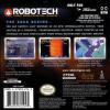 Robotech - The Macross Saga Box Art Back